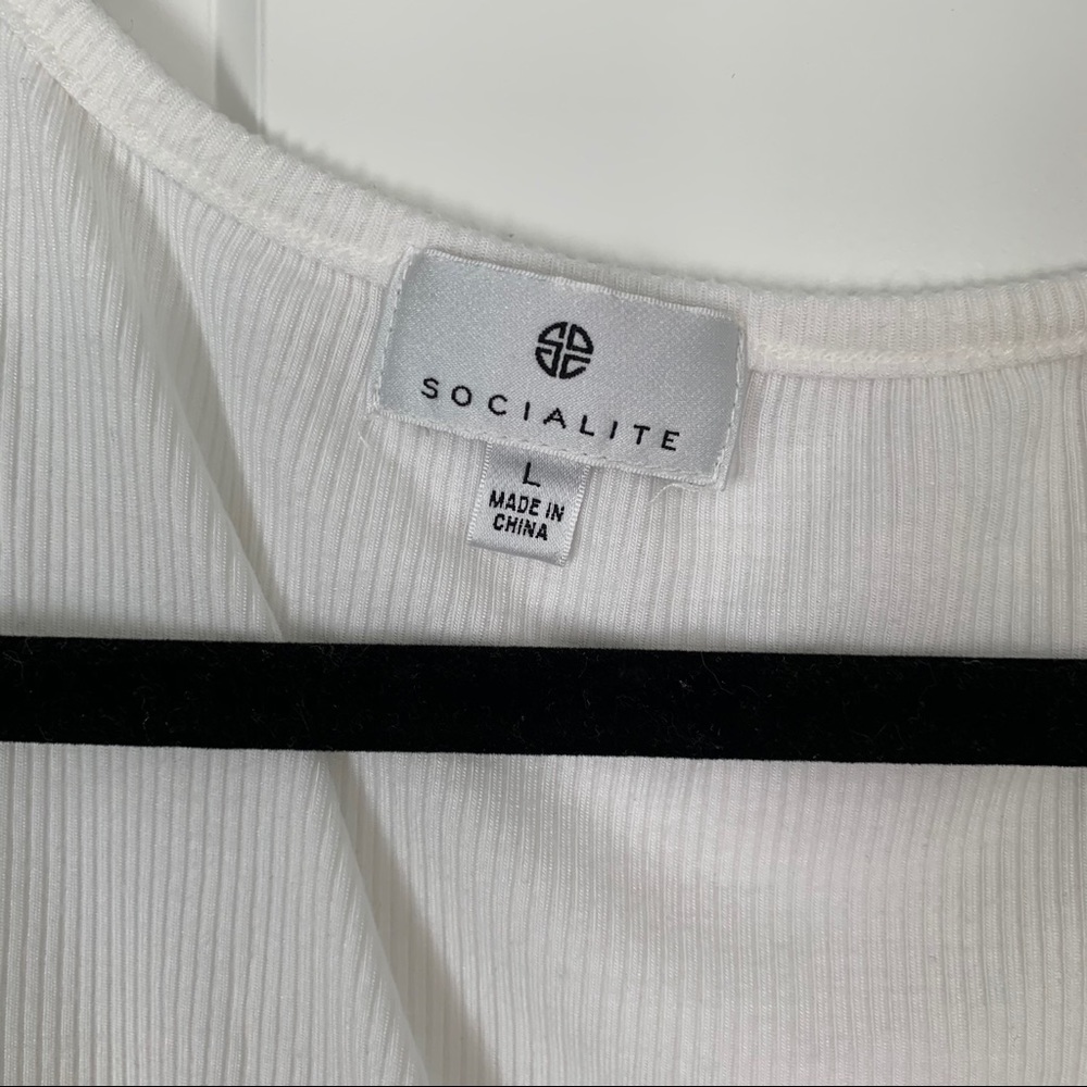Socialite Button Front Top - Picture 5 of 5